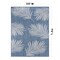 World Rug Gallery Contemporary Palm Leaves Textured Flat Weave Indoor/Outdoor Area Rug 5' X 7' Blue 111BLUE5X7 - alternate 3
